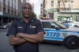 Monster cop sues NYPD for racial discrimination